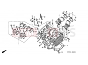 HONDA CB500S2 CB500S 2002 E-2 CYLINDER HEAD
