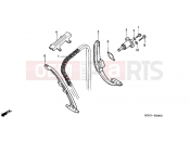HONDA CB500S2 CB500S 2002 E-4 TIMING CHAIN ​​/ TENSIONER