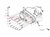 HONDA CB500S2 CB500S 2002 E-5 RIGHT CRANKSHAFT COVER