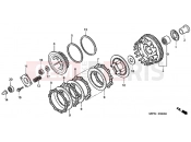 HONDA CB500S2 CB500S 2002 E-6 CLUTCH