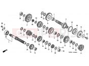 HONDA CB500S2 CB500S 2002 E-16 TRANSMISSION