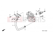 HONDA CB500S2 CB500S 2002 E-18 WATER PIPE