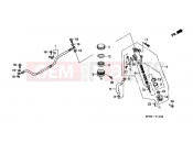 HONDA CB500S2 CB500S 2002 F-11 REAR MASTER CYLINDER