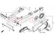 HONDA CB500S2 CB500S 2002 F-23 SWING ARM
