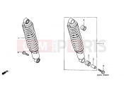 HONDA CB500S2 CB500S 2002 F-24 REAR SHOCK ABSORBER