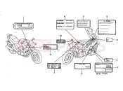 HONDA CB500S2 CB500S 2002 F-34 WARNING LABEL