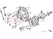 HONDA CB600FX CB600F Hornet 1999 E-5 CLUTCH COVER