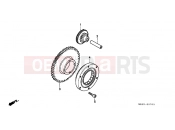 HONDA CB600FX CB600F Hornet 1999 E-7 CLUTCH COUPLING START