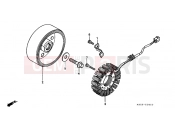 HONDA CB600FX CB600F Hornet 1999 E-9 GENERATOR
