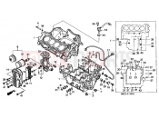 HONDA CB600FX CB600F Hornet 1999 E-13 CRANKSHAFT
