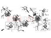 HONDA CB600FX CB600F Hornet 1999 E-18-1 CARBURETOR (PARTS)