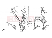 HONDA CB600FX CB600F Hornet 1999 F-4 FRONT BRAKE MASTER (1)