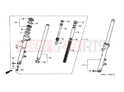 HONDA CB600FX CB600F Hornet 1999 F-8 FRONT FORK