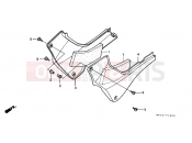 HONDA CB600FX CB600F Hornet 1999 F-16 SIDE COVER