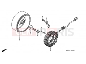 HONDA CB600F22 CB600S 2002 E-9 GENERATOR