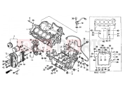HONDA CB600F22 CB600S 2002 E-13 CRANKSHAFT