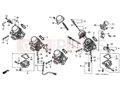 HONDA CB600F22 CB600S 2002 E-18-1 CARBURETOR (COMPONENTS) (1)