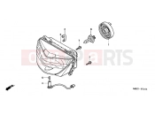 HONDA CB600F22 CB600S 2002 F-1-1 HEADLIGHT (CB600F22)