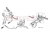 HONDA CB600F22 CB600S 2002 F-3-1 HANDLE LEVER / SWITCH / CABLE (CB600F22)