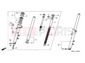 HONDA CB600F22 CB600S 2002 F-8 FRONT FORK (CB600F2 / F22 / 3/4)