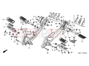 HONDA CB600F22 CB600S 2002 F-20 FOOTREST
