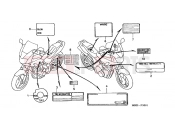 HONDA CB600F22 CB600S 2002 F-33-1 WARNING LABEL (CB600F22)