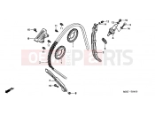 HONDA CB600F4 Hornet 2004 E-4 TIMING CHAIN ​​/ TENSIONER