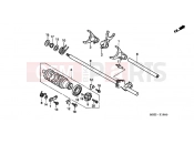 HONDA CB600F4 Hornet 2004 E-16 TRANSMISSION DRUM