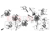 HONDA CB600F4 Hornet 2004 E-18-3 CARBURETOR (PARTS) (2)