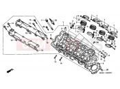 HONDA CB600FW Hornet 1998 E-2 CYLINDER HEAD