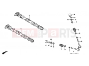 HONDA CB600FW Hornet 1998 E-3 CAMSHAFT / VALVE
