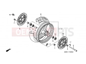 HONDA CB600FW Hornet 1998 F-10 FRONT WHEEL