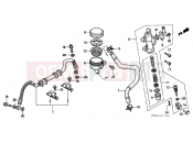 HONDA CB600FW Hornet 1998 F-11 REAR BRAKE MASTER