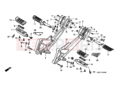 HONDA CB600FW Hornet 1998 F-20 FOOTREST