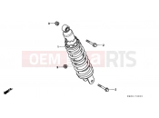 HONDA CB600FW Hornet 1998 F-23 REAR SHOCK ABSORBER