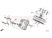 HONDA VTR2509 VTR 2009 E-1 VALVE COVER