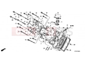 HONDA VTR2509 VTR 2009 E-2 FRONT CYLINDER HEAD