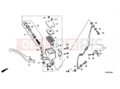 HONDA VTR2509 VTR 2009 F-4 FRONT BRAKE MASTERCYLINDER