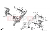 HONDA VTR2509 VTR 2009 F-19 FOOTREST