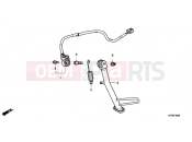 HONDA VTR2509 VTR 2009 F-20 SIDE SHELF