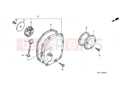 HONDA CB1000FP CB1000 1993 E-6 RIGHT CRANKSHAFT COVER