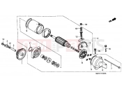 HONDA CB1000FP CB1000 1993 E-13 STARTER ENGINE
