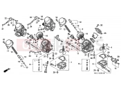 HONDA CB1000FP CB1000 1993 E-20-1 CARBURETOR (PARTS)