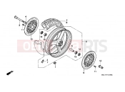 HONDA CB1000FP CB1000 1993 F-11 FRONT WHEEL