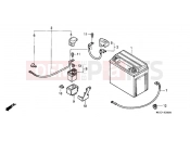 HONDA CB1000FP CB1000 1993 F-28 BATTERY