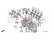 HONDA CB1000FR CB1000 1994 E-2 CYLINDER HEAD