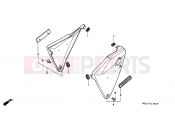 HONDA CB1000FR CB1000 1994 F-17 SIDE COVER