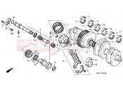 HONDA CB1000FT CB1000 1996 E-16 CRANKSHAFT / PISTON