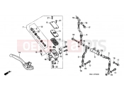 HONDA CB1000FT CB1000 1996 F-4 FRONT MASTER CYLINDER