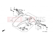 HONDA CB1000FT CB1000 1996 F-8 FRONT FENDER